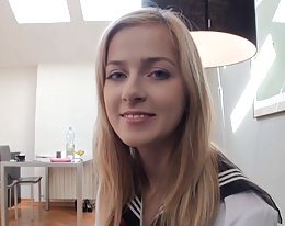 blonde Teen creampie