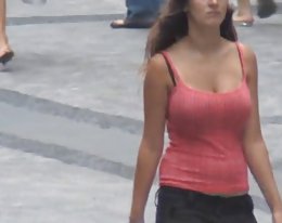 Candid – busty hüpfenden Titten Vol 20