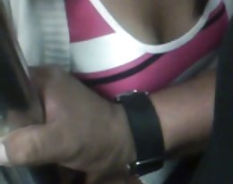 Tocandole Sus Bubis Frente al novio