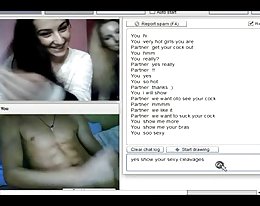zwei heiße Girls auf chatroulette